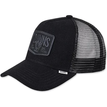Șepci curbată camionagiu negru snapback Hippy Canvas HFT de Djinns