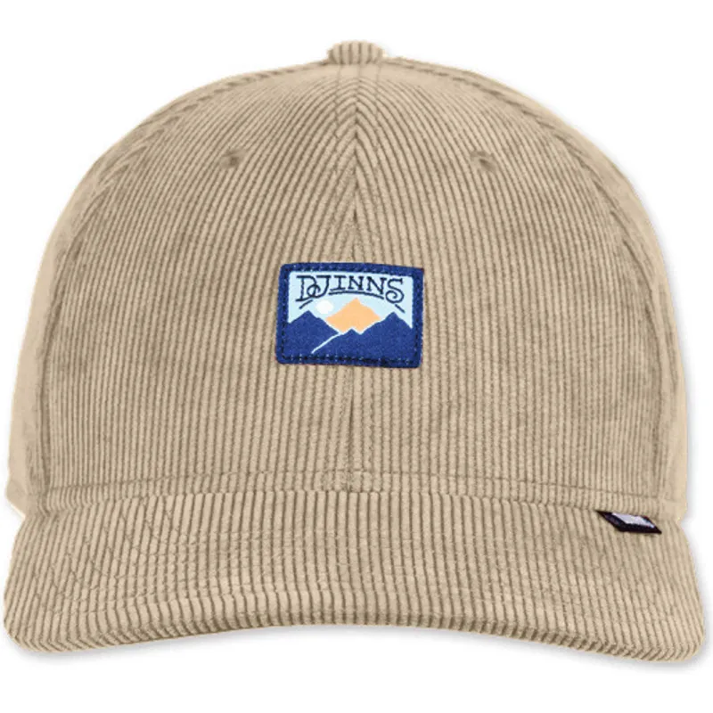 epci-curbata-bej-snapback-mountains-truefit-cord-de-djinns