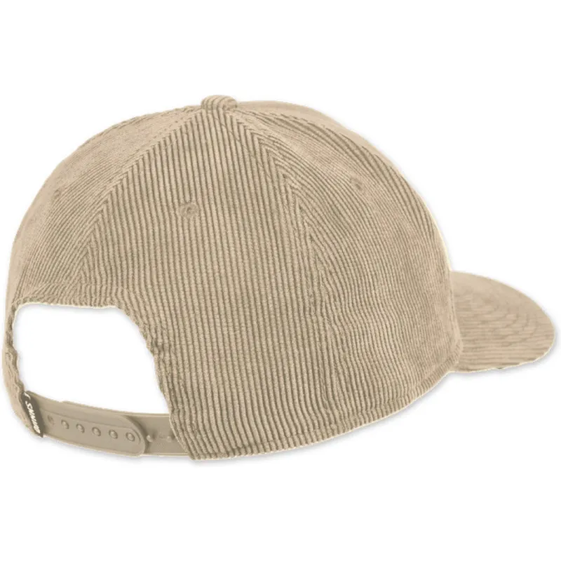 epci-curbata-bej-snapback-mountains-truefit-cord-de-djinns