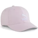 gorra-curva-rosa-ajustable-classics-archive-logo-de-puma