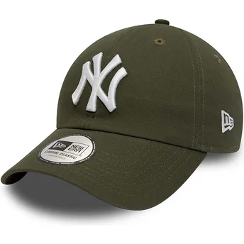 Grön justerbar böjd keps 9TWENTY League Essential New York Yankees MLB från New Era