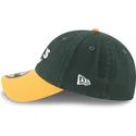 zielono-zolta-zakrzywiona-czapka-regulowana-9twenty-core-classic-oakland-athletics-mlb-od-new-era
