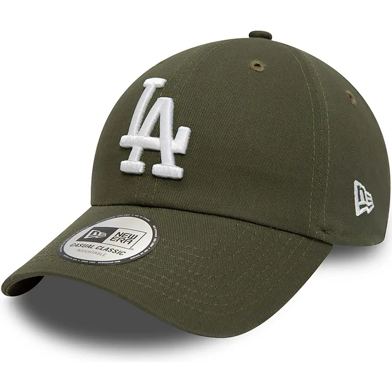 verstellbare-grune-9twenty-league-essential-kappe-der-los-angeles-dodgers-mlb-von-new-era