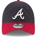 regulowana-czapka-z-zakrzywionym-daszkiem-w-kolorze-granatowym-i-czerwonym-9twenty-core-classic-atlanta-braves-mlb-od-new-era