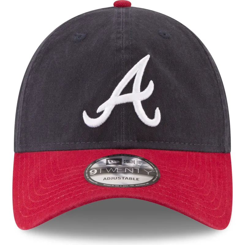 verstellbare-9twenty-core-classic-kappe-in-marineblau-und-rot-der-atlanta-braves-mlb-von-new-era