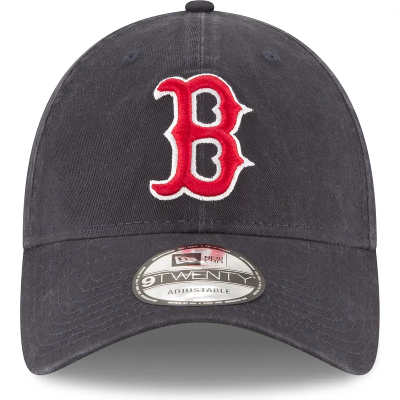 cappellino-curvo-blu-marino-regolabile-9twenty-core-classic-dei-boston-red-sox-mlb-di-new-era