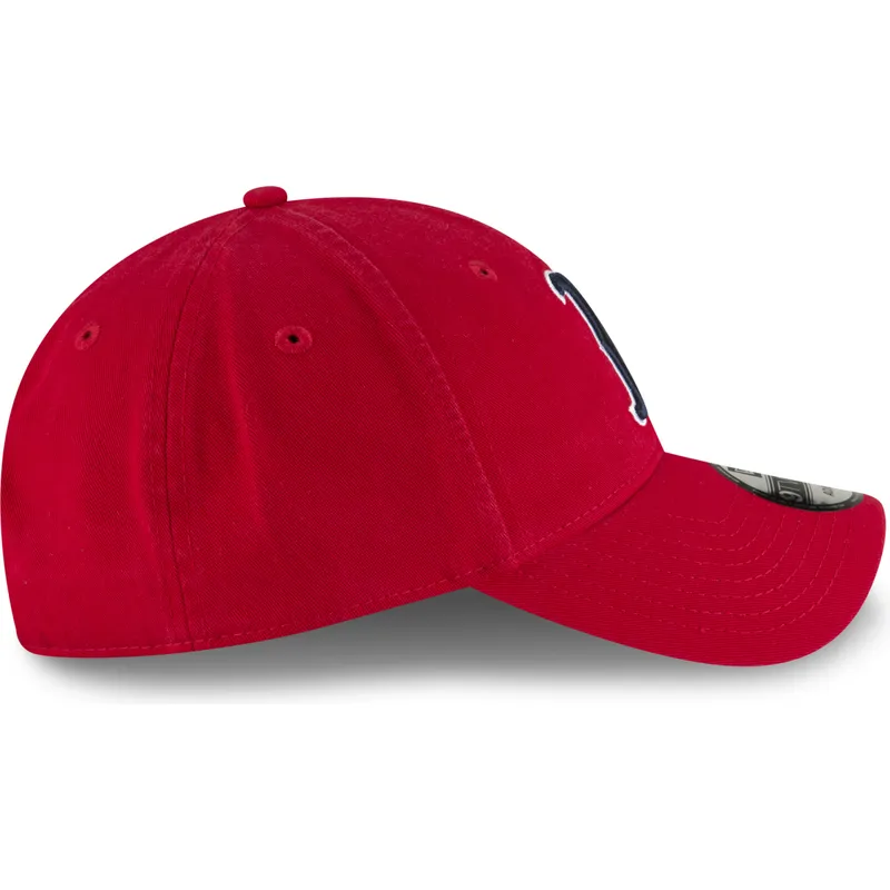 rod-justerbar-kurvad-keps-med-marinbla-logotyp-9twenty-core-classic-fran-boston-red-sox-mlb-av-new-era