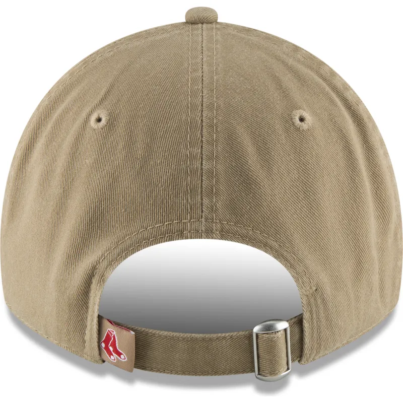 cap-curbata-brown-adjustable-strap-claro-9twenty-core-classic-de-boston-red-sox-mlb-de-new-era