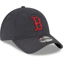 boston-red-sox-mlb-new-era-9twenty-core-classic-justerbar-gra-bojd-keps-med-rod-logotyp
