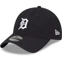 marineblaue-verstellbare-gebogene-kappe-9twenty-core-classic-der-detroit-tigers-mlb-von-new-era