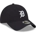 9twenty-core-classic-verstellbare-dunkelblaue-kappe-der-detroit-tigers-mlb-von-new-era