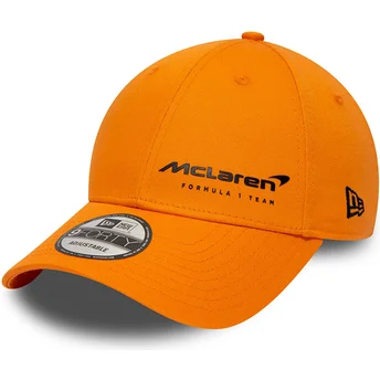 Gorra curva naranja snapback 9FORTY Flawless de McLaren Racing Formula 1 de New Era