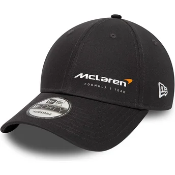 Gorra curva gris snapback 9FORTY Flawless de McLaren Racing Formula 1 de New Era