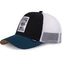 cappellino-trucker-nero-bianco-e-blu-being-cheered-hft-di-djinns