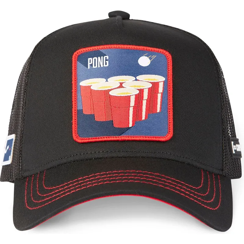 epci-curbata-negru-snapback-be1-beer-pong-cocktails-de-capslab