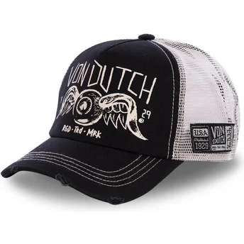 Cap curbată black snapback pentru copii de Von Dutch