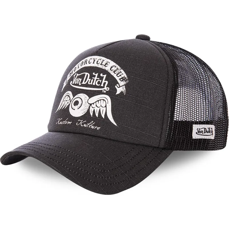 epci-curbata-negru-snapback-pentru-copii-crew8-de-von-dutch