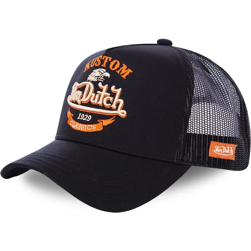 cappello-trucker-nero-per-bambino-eag-blk-di-von-dutch