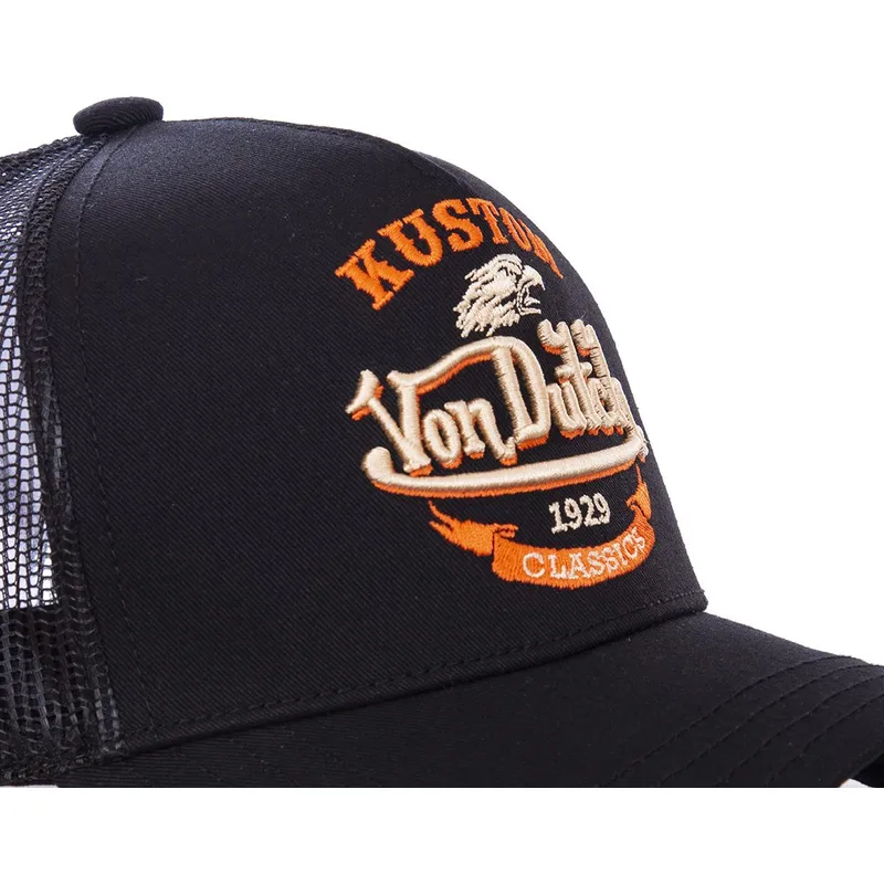 cappello-trucker-nero-per-bambino-eag-blk-di-von-dutch