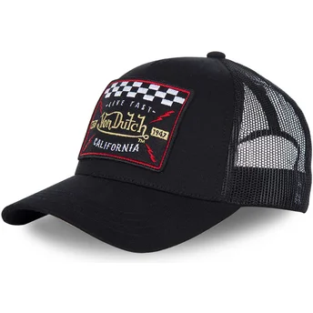 Von Dutch BLACKY4 svart truckerkeps för barn