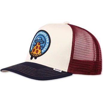 Cap curbată beige snapback de Djinns