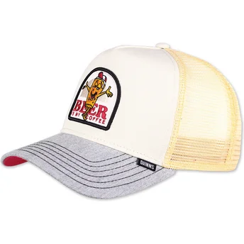 Șepci curbată alb snapback Food Beer Coffee HFT de Djinns