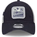epci-curbata-bleumarin-snapback-9twenty-stripe-de-new-york-yankees-mlb-de-new-era