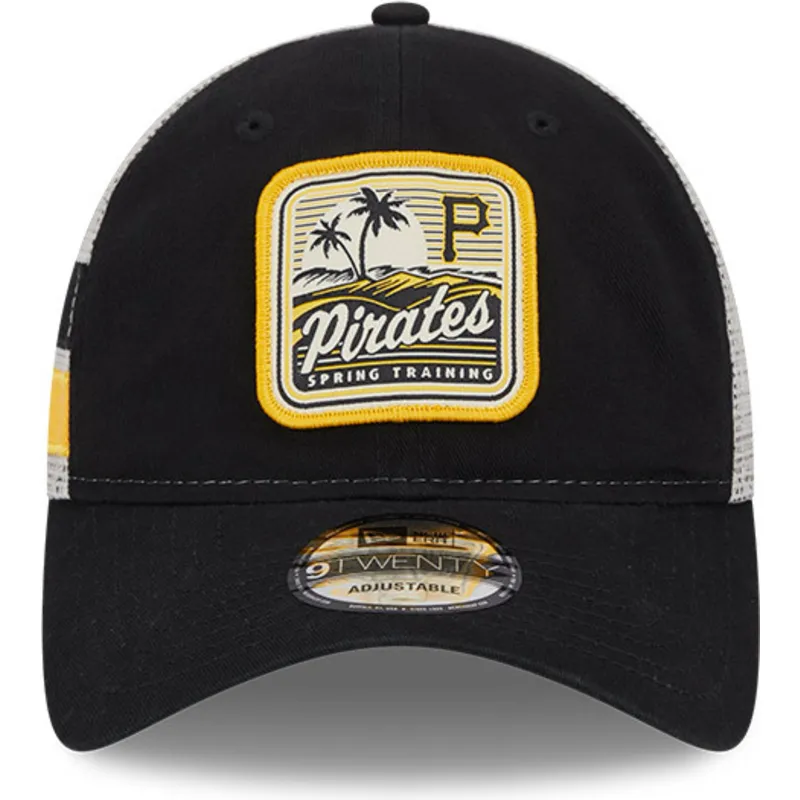 epci-curbata-negru-snapback-9twenty-stripe-de-pittsburgh-pirates-mlb-de-new-era