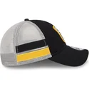 epci-curbata-negru-snapback-9twenty-stripe-de-pittsburgh-pirates-mlb-de-new-era