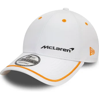epci-curbata-alb-reglabila-9forty-contrast-piping-de-mclaren-racing-formula-1-de-new-era