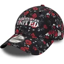 epci-curbata-negru-reglabila-9forty-floral-all-over-print-de-manchester-united-football-club-premier-league-de-new-era
