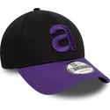 cappellino-curvo-nero-e-viola-regolabile-9forty-contrast-di-aprilia-piaggio-di-new-era