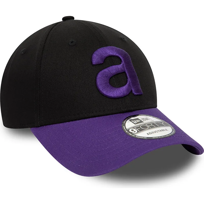 cappellino-curvo-nero-e-viola-regolabile-9forty-contrast-di-aprilia-piaggio-di-new-era