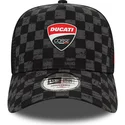 epci-curbata-negru-snapback-9forty-a-frame-all-over-print-check-de-ducati-motor-motogp-de-new-era