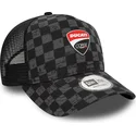 epci-curbata-negru-snapback-9forty-a-frame-all-over-print-check-de-ducati-motor-motogp-de-new-era