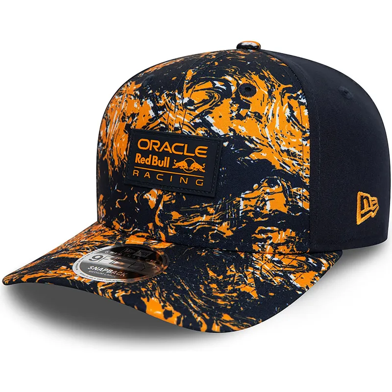 epci-curbata-portocaliu-snapback-9fifty-all-over-print-de-red-bull-racing-formula-1-de-new-era