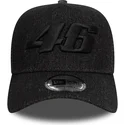 epci-curbata-negru-snapback-9forty-a-frame-denim-de-valentino-rossi-vr46-motogp-de-new-era