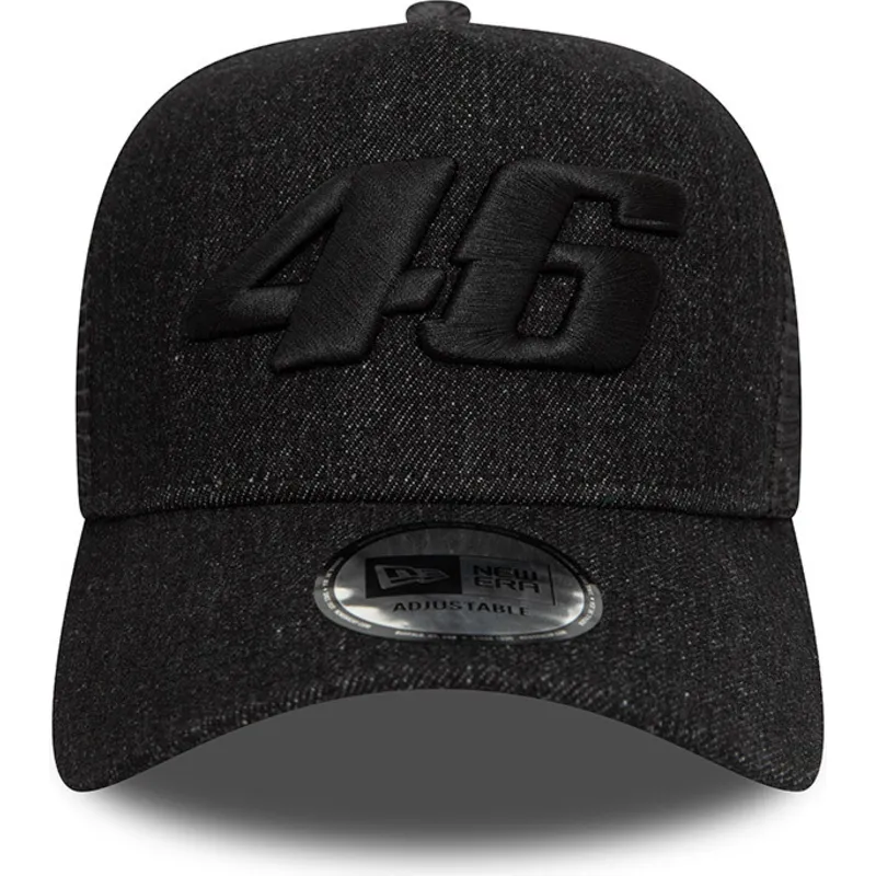 epci-curbata-negru-snapback-9forty-a-frame-denim-de-valentino-rossi-vr46-motogp-de-new-era
