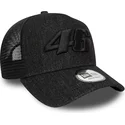 epci-curbata-negru-snapback-9forty-a-frame-denim-de-valentino-rossi-vr46-motogp-de-new-era