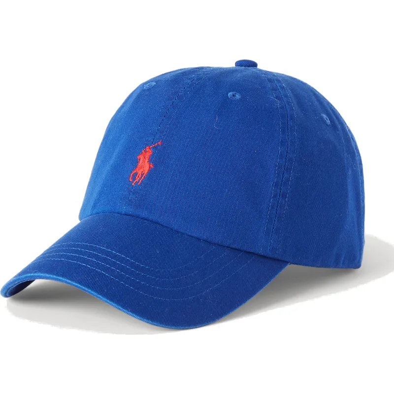 epci-curbata-albastru-reglabila-cotton-chino-classic-sport-de-polo-ralph-lauren