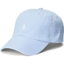 cappellino-curvo-azzurro-chiaro-regolabile-con-logo-bianco-cotton-chino-classic-sport-di-polo-ralph-lauren