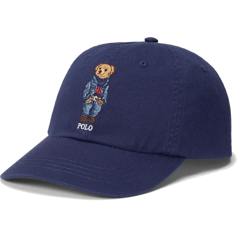 epci-curbata-bleumarin-reglabila-classic-sport-bear-de-polo-ralph-lauren