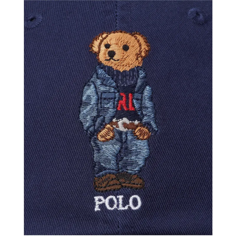 epci-curbata-bleumarin-reglabila-classic-sport-bear-de-polo-ralph-lauren