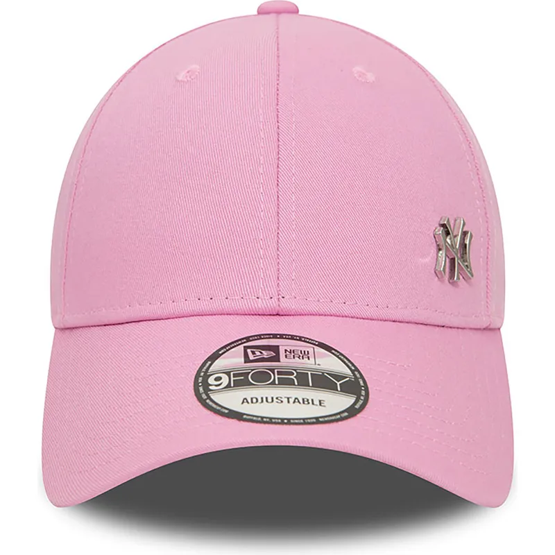 epci-curbata-roz-snapback-9forty-flawless-de-new-york-yankees-mlb-de-new-era