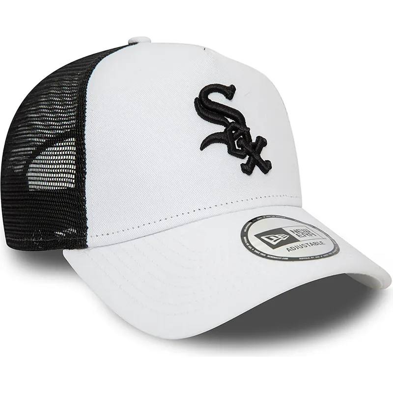 epci-curbata-alb-snapback-a-frame-league-essential-de-chicago-white-sox-mlb-de-new-era