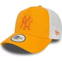 new-era-orange-logo-a-frame-league-essential-new-york-yankees-mlb-orange-and-white-trucker-hat