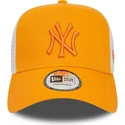 epci-curbata-portocaliu-snapback-a-frame-league-essential-de-new-york-yankees-mlb-de-new-era