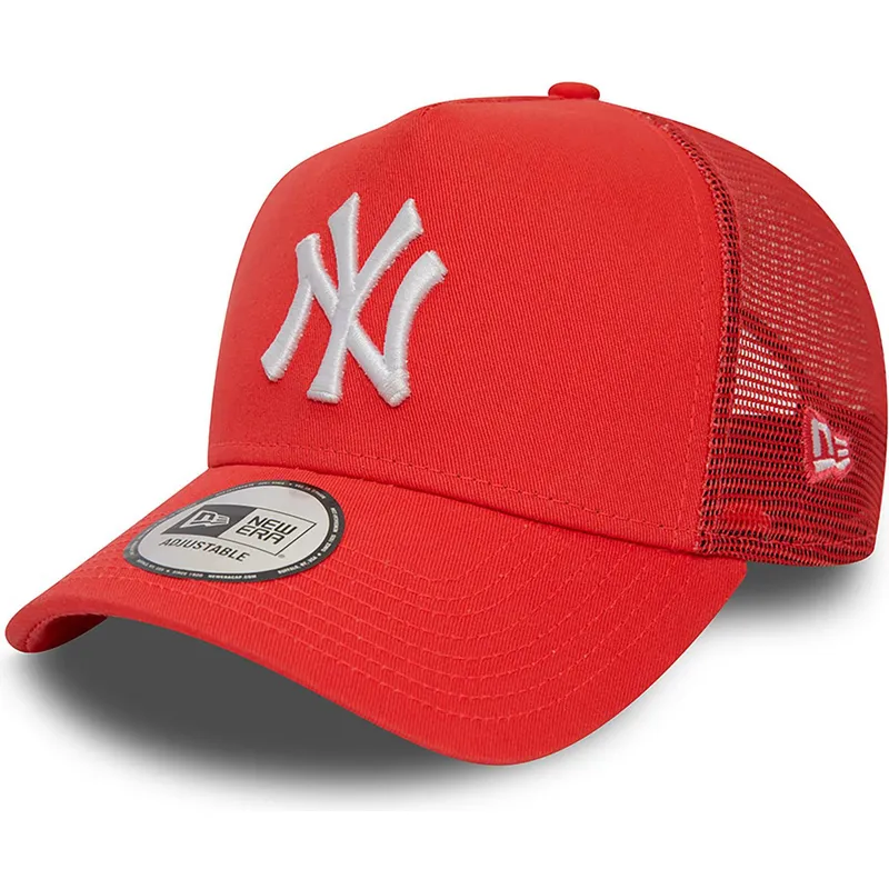 epci-curbata-rou-snapback-a-frame-league-essential-de-new-york-yankees-mlb-de-new-era
