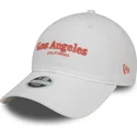 epci-curbata-alb-reglabila-9twenty-wordmark-de-los-angeles-california-de-new-era