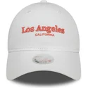 epci-curbata-alb-reglabila-9twenty-wordmark-de-los-angeles-california-de-new-era